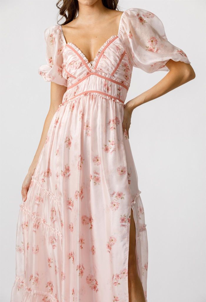 KK Bloom Daydream Maxi Dress-Pink Floral