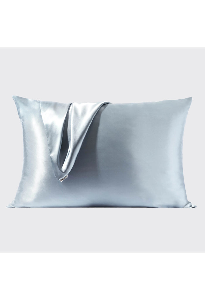 Kitsch Standard Satin Pillowcase-Blue