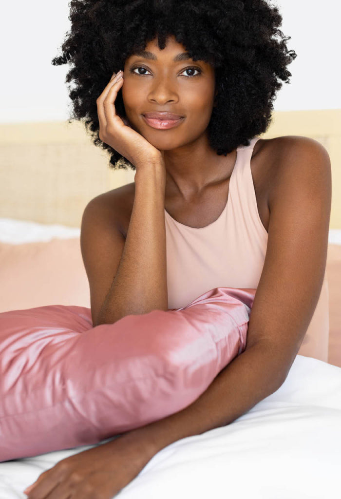 Kitsch Standard Satin Pillowcase-Terra