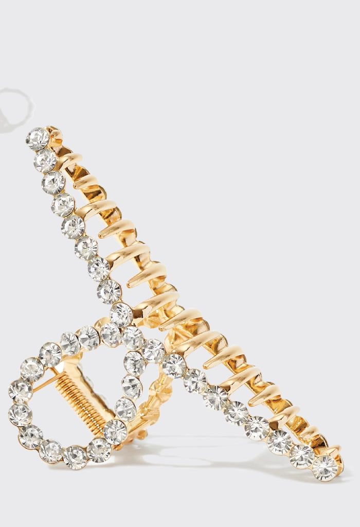 KItsch Rhinestone Loop Claw Clip
