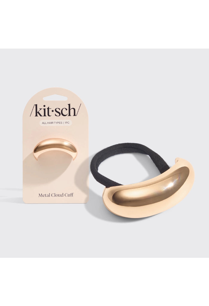 Kitsch Gold Metal Cloud Cuff Hair Tie