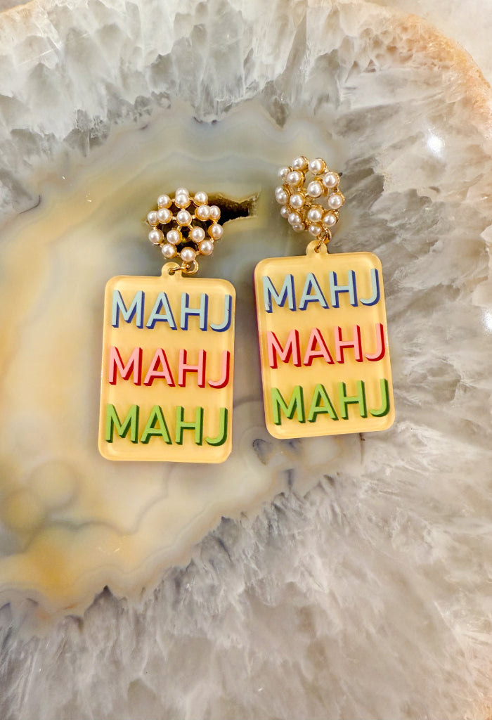 KK Bloom Mahjong Mahj Earrings