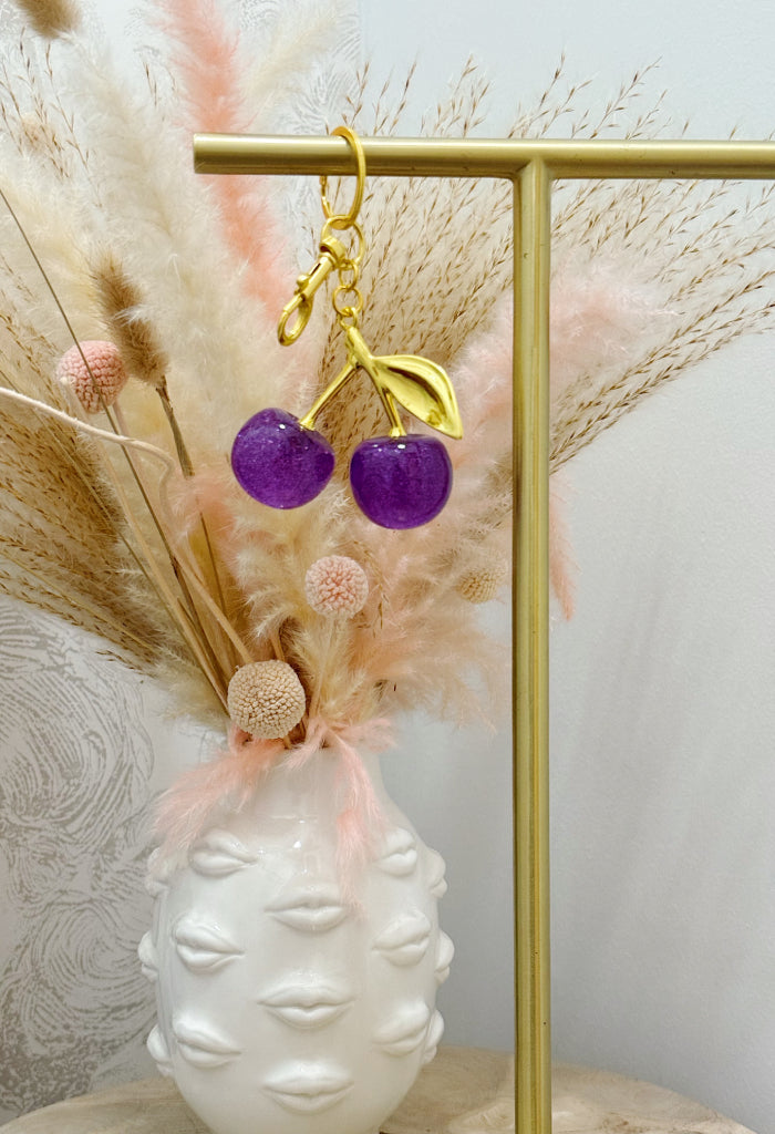 KK Bloom Fruity Keychain 24-Purple Gold