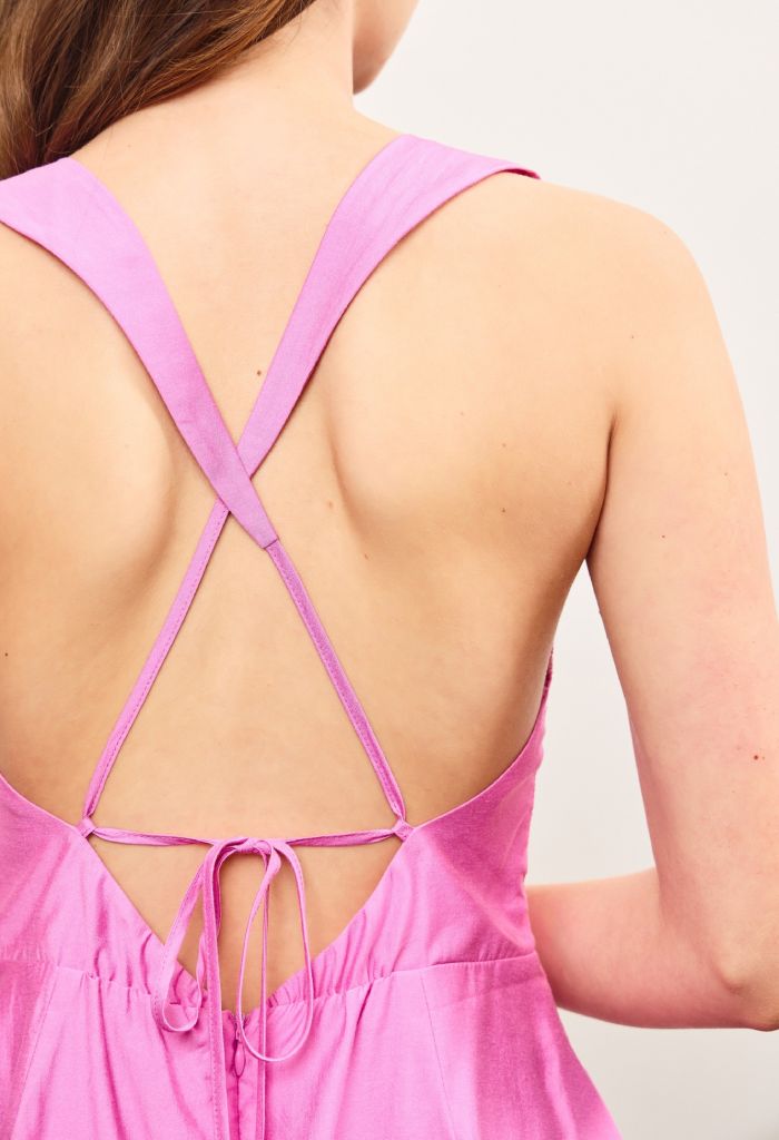 KK Bloom Lover Romper-Pink Rose