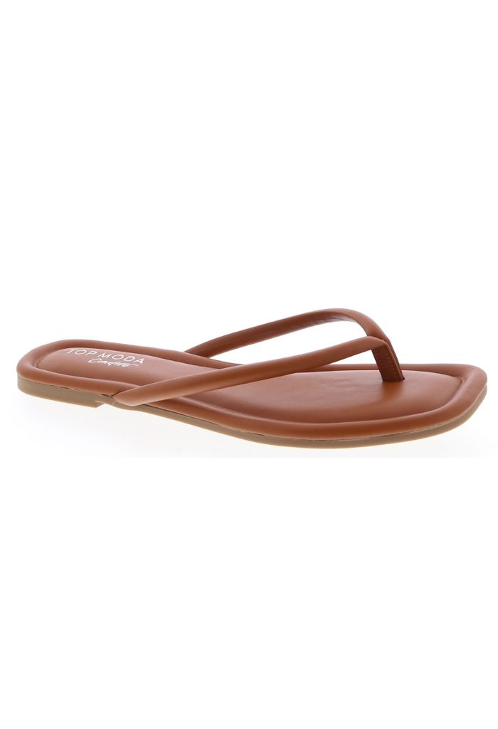 KK Bloom Pricilla Flip Flop-Tan