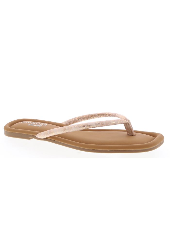 KK Bloom Pricilla Flip Flop-Snakeskin