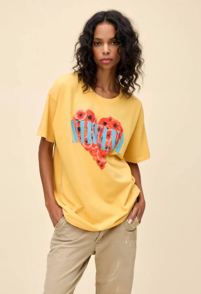 Daydreamer Nirvana Heart Shaped Box Merch Tee