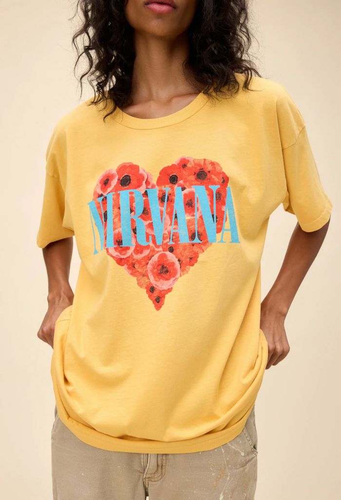 Daydreamer Nirvana Heart Shaped Box Merch Tee