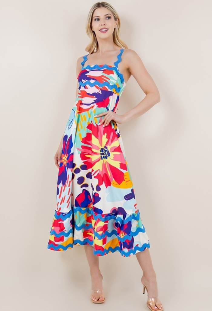 KK Bloom Wonderland Midi Dress