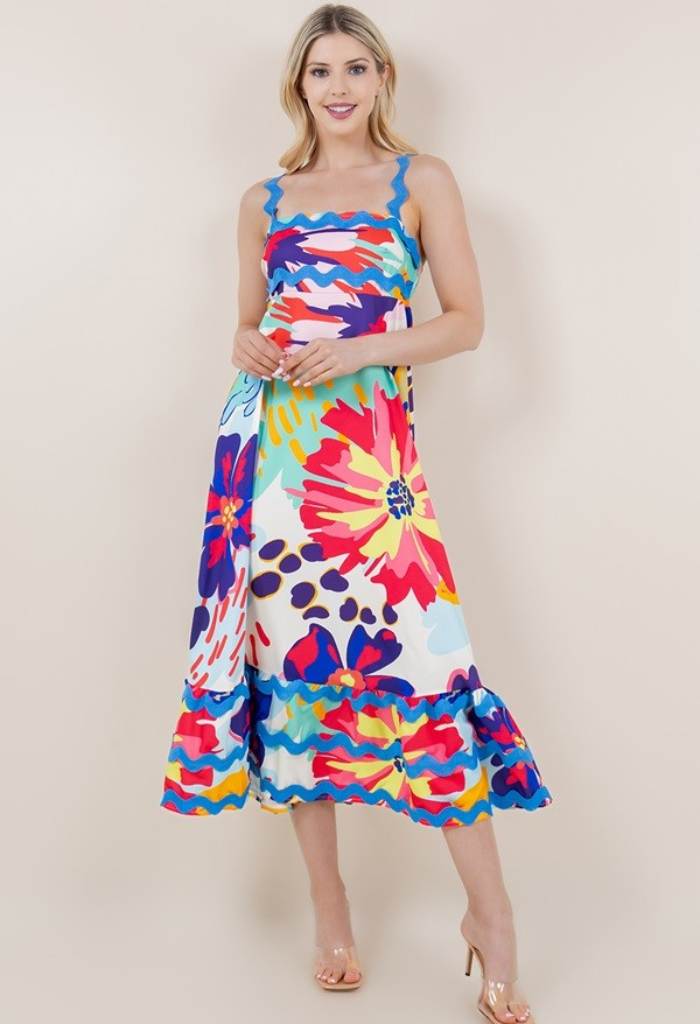 KK Bloom Wonderland Midi Dress