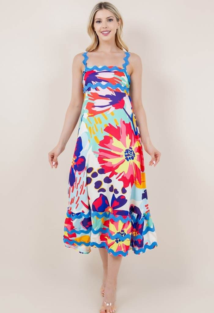 KK Bloom Wonderland Midi Dress