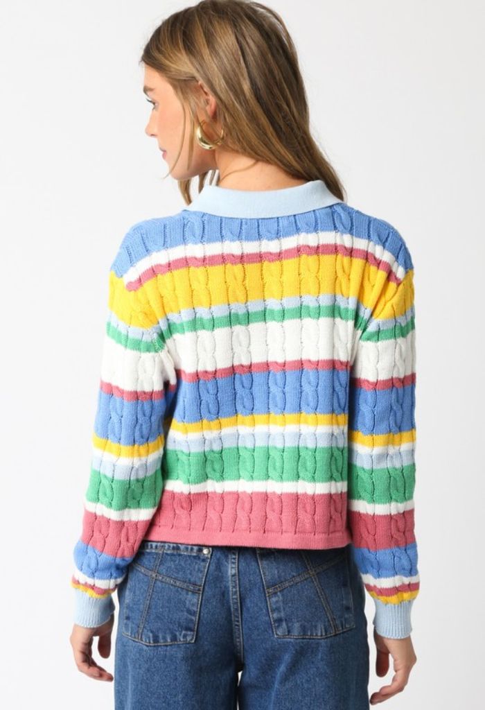 KK Bloom Rainbow Bright Sweater