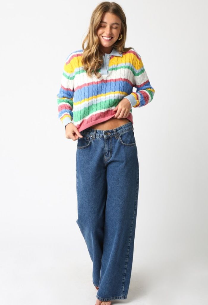 KK Bloom Rainbow Bright Sweater