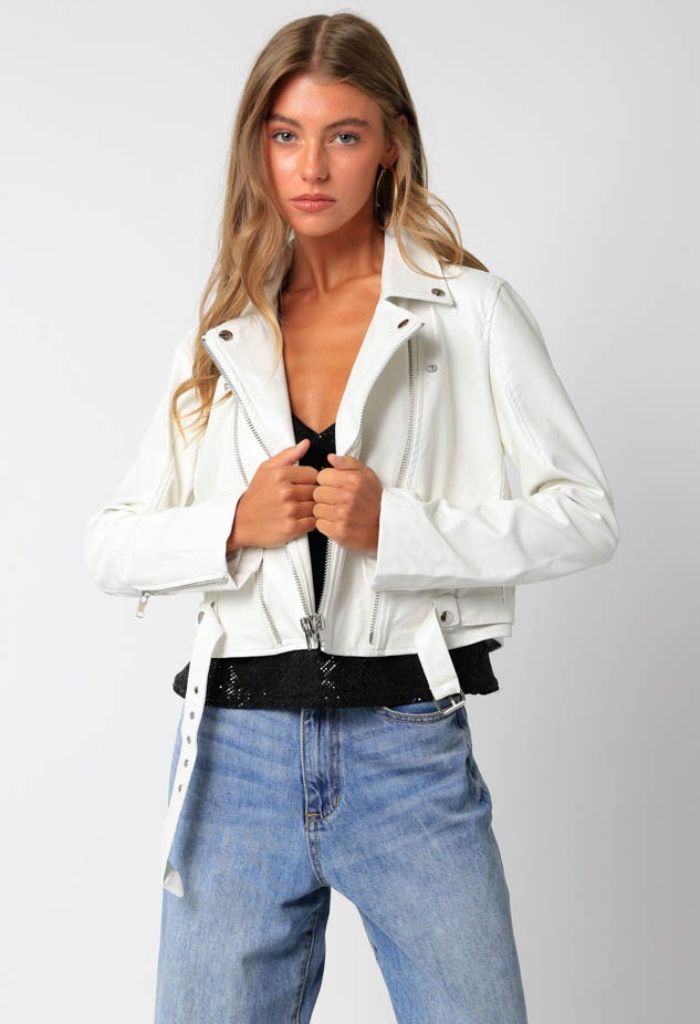 KK Bloom Sugar Baby Leather Jacket