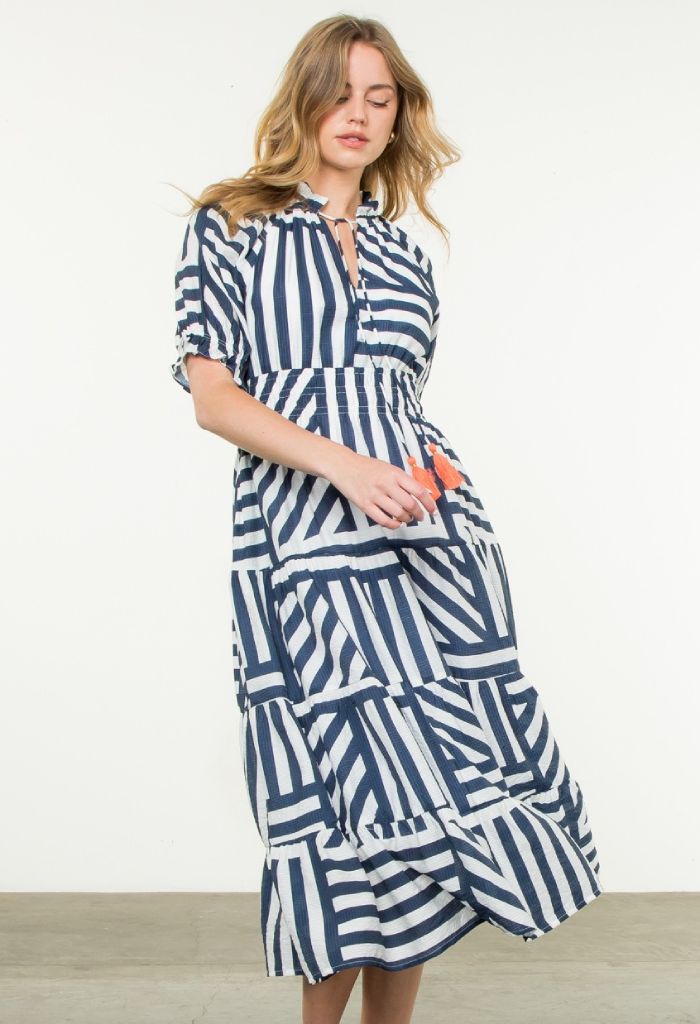 KK Bloom Sail Away Midi Dress