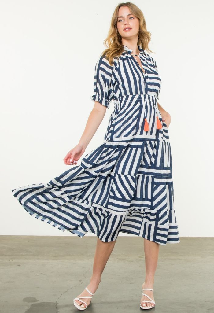 KK Bloom Sail Away Midi Dress