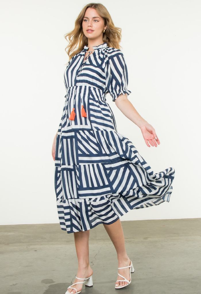 KK Bloom Sail Away Midi Dress