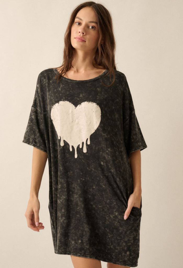 KK Bloom Heartbreaker Tee Dress