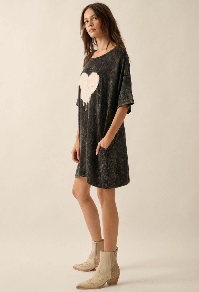 KK Bloom Heartbreaker Tee Dress