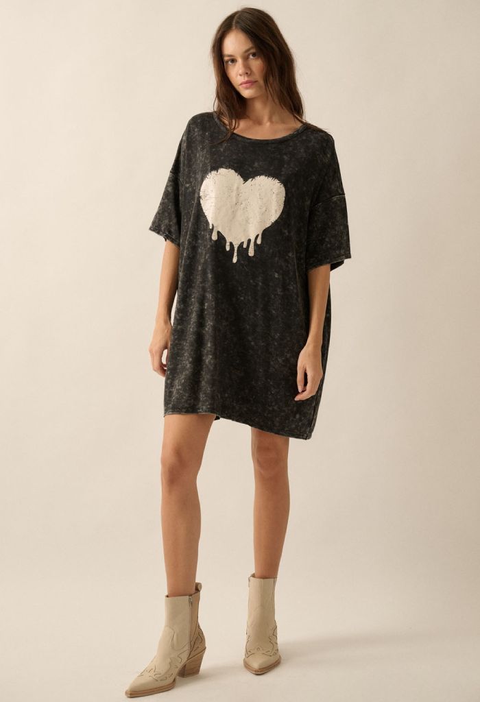 KK Bloom Heartbreaker Tee Dress