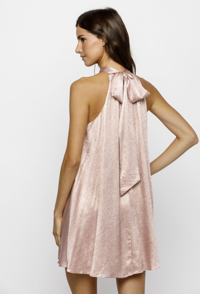 KK Bloom Pink Champagne Mini Dress