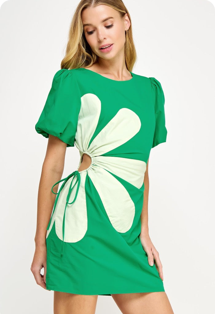 KK Bloom Groovy Petal Mini Dress