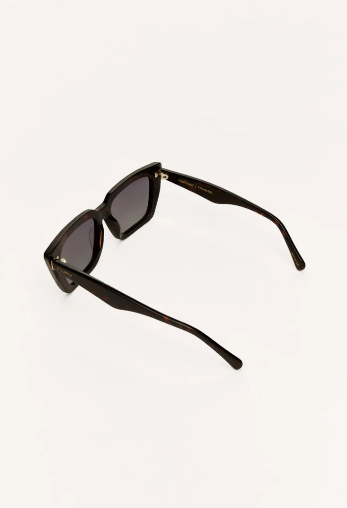 Z Supply Feel Good Polarized Sunglasses-Dark Tort