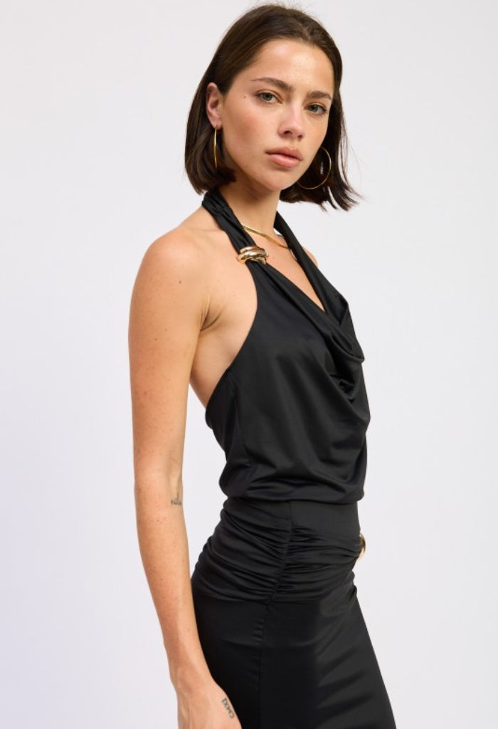 Emory Park Tulum Top-Black
