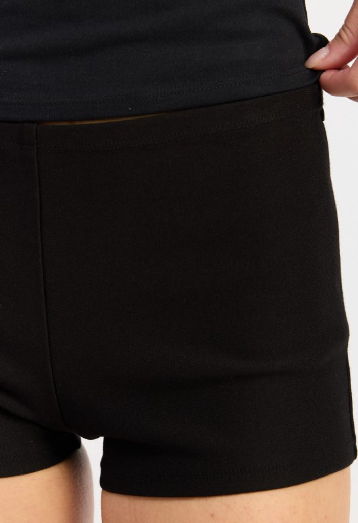 Emory Park Biker Shorts-Black