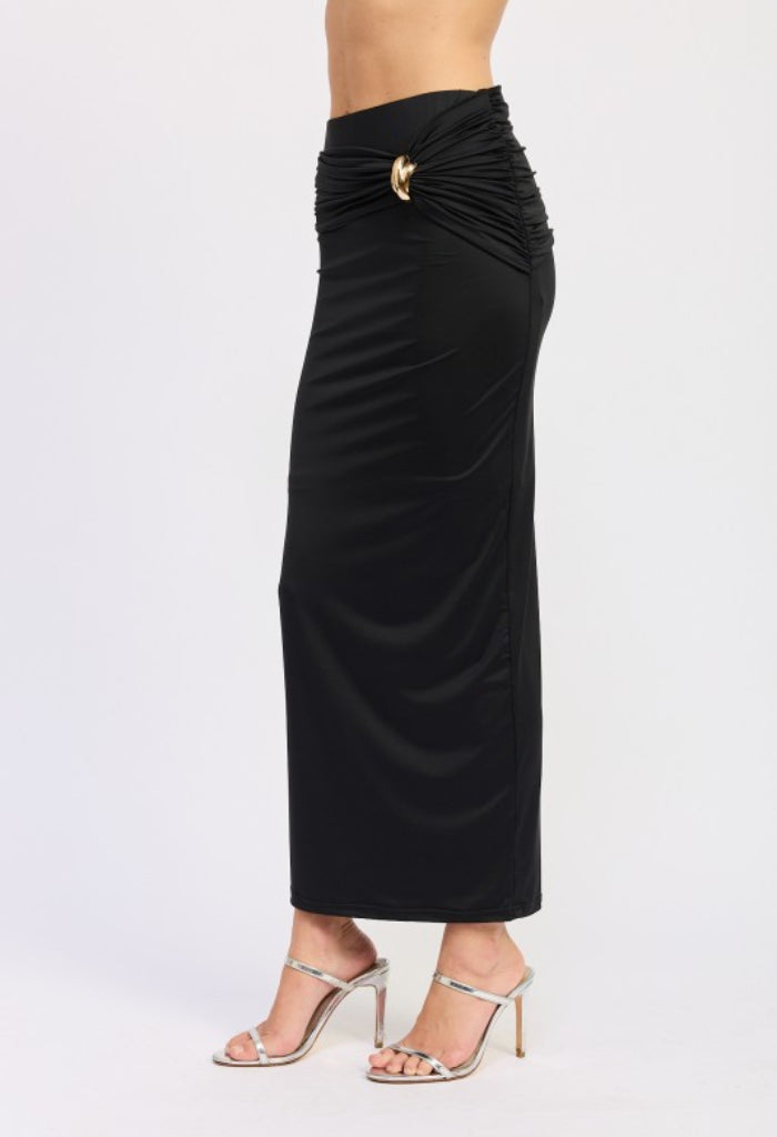 Emory Park Tulum Skirt-Black