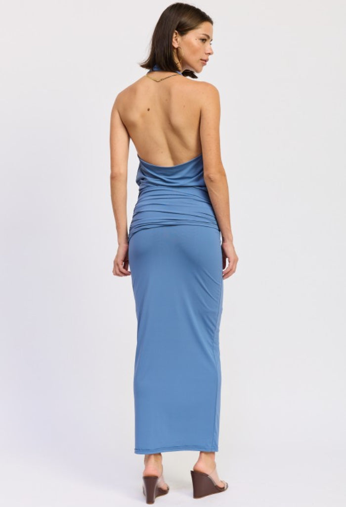 Emory Park Tulum Skirt-Cobalt Blue