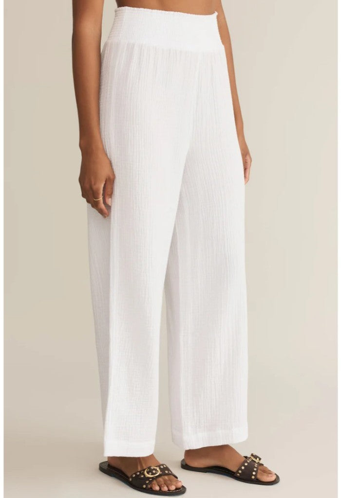 Z Supply Cassidy Full Length Pant-White