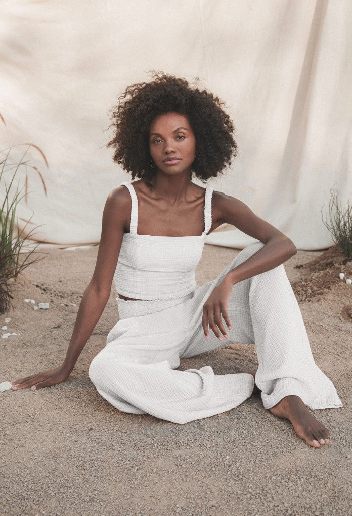 Z Supply Cassidy Full Length Pant-White