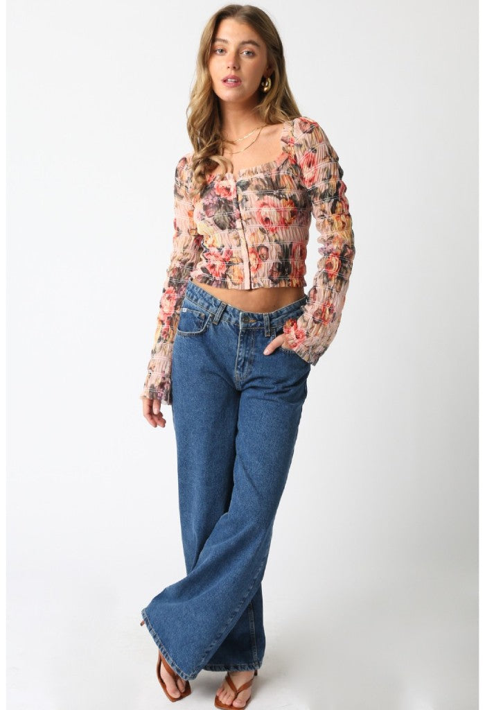 KK Bloom Eleanor Blouse-Floral