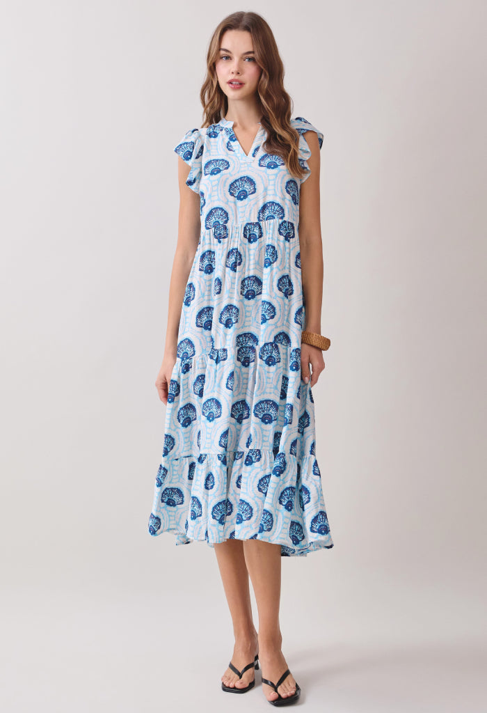 KK Bloom Polly's Island Midi Dress
