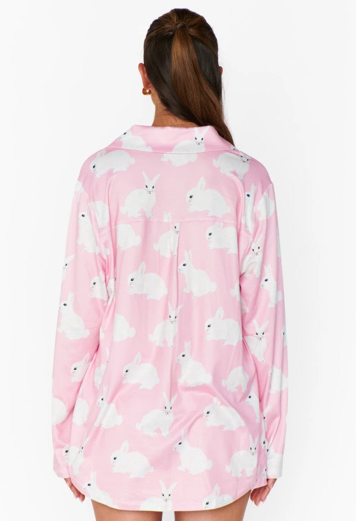 Show Me Your Mumu Favorite PJ Set-Pink Bunnies