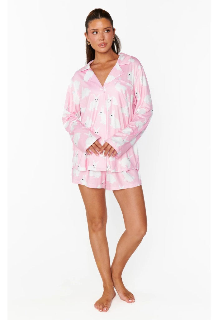 Show Me Your Mumu Favorite PJ Set-Pink Bunnies