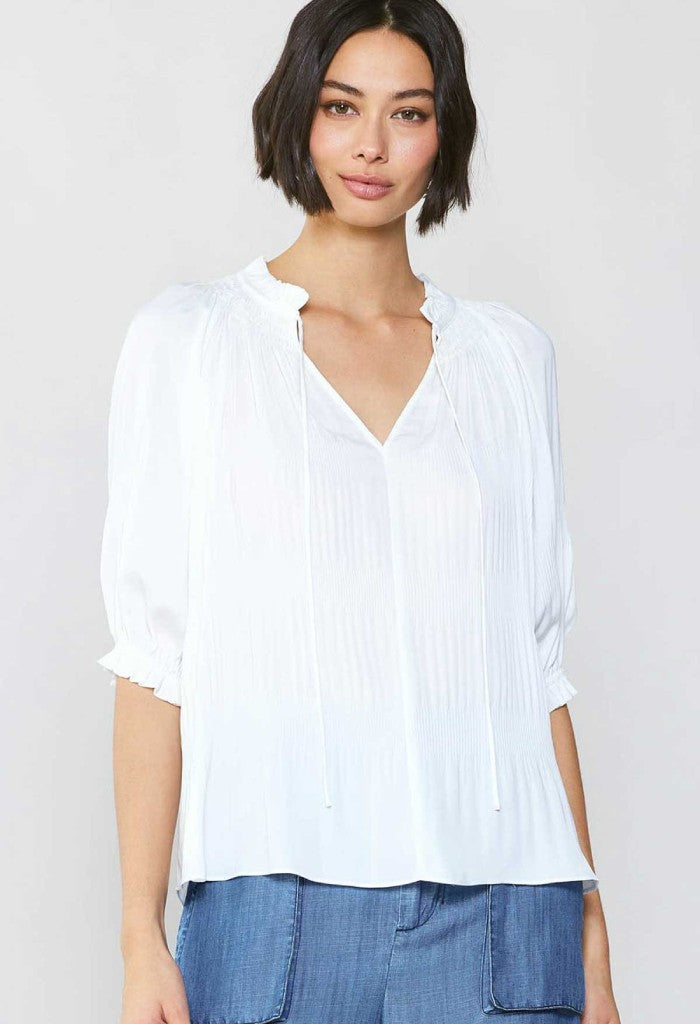 KK Bloom Bella Blouse-White