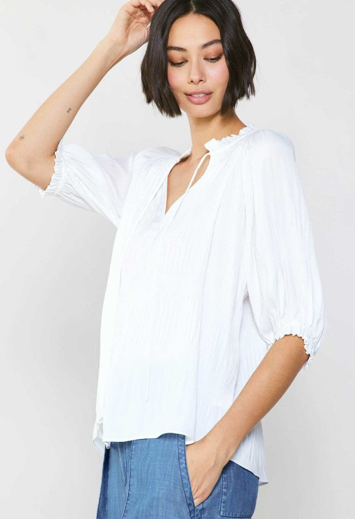 KK Bloom Bella Blouse-White