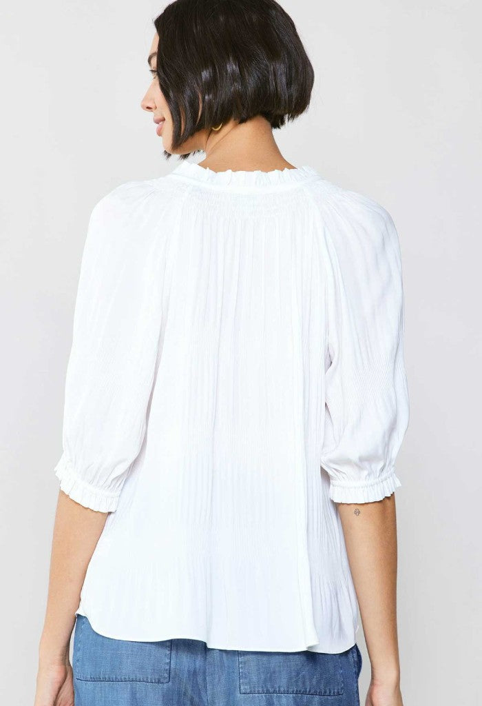 KK Bloom Bella Blouse-White