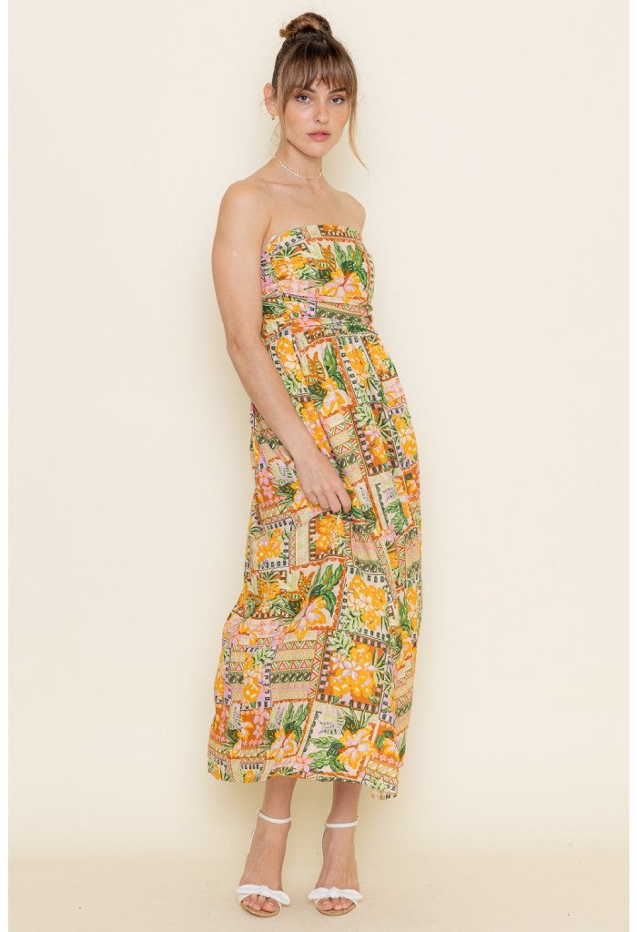 KK Bloom Lahaina Midi Dress