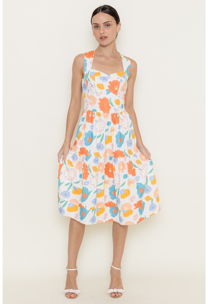 KK Bloom Lahaina Midi Dress