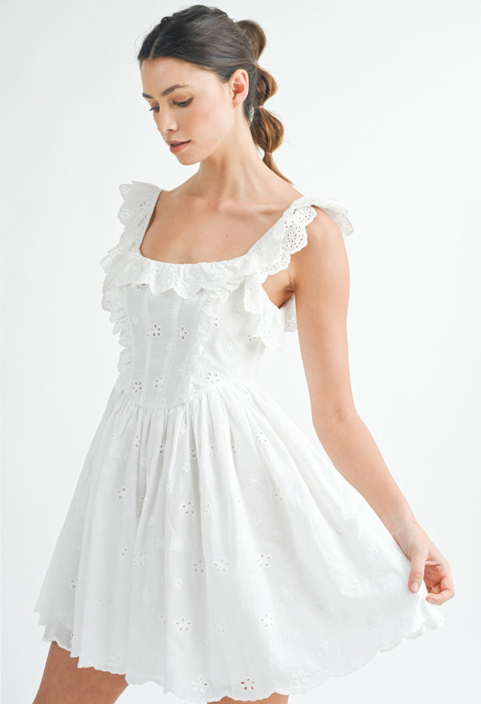 Sugar Mini Dress White