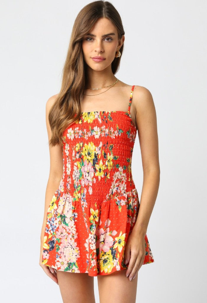 KK Bloom Wild Flower Mini Dress