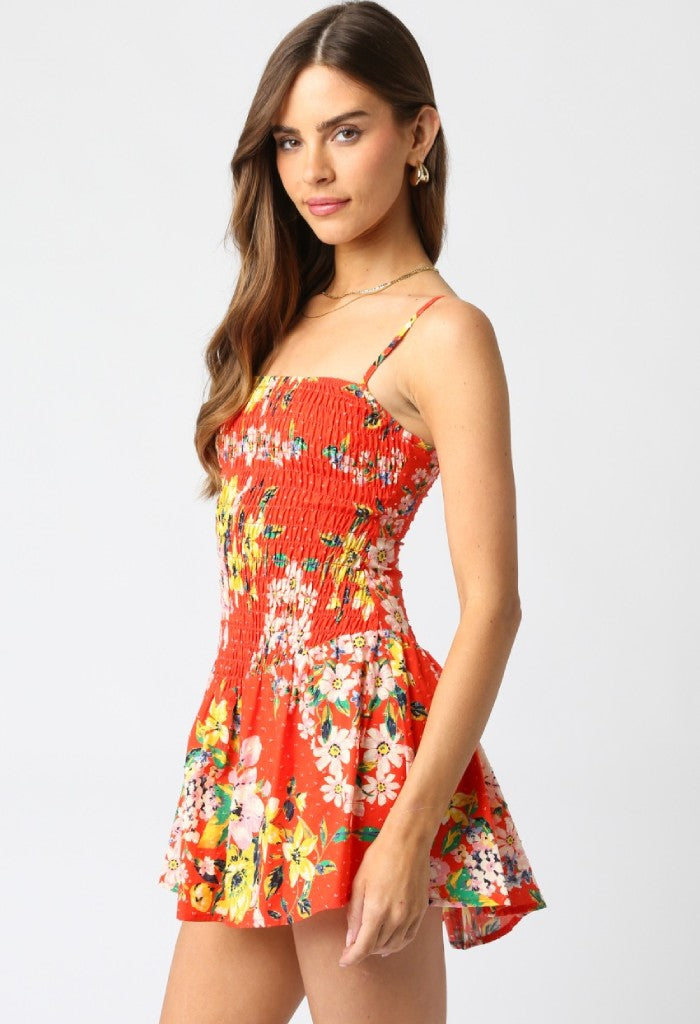 KK Bloom Wild Flower Mini Dress