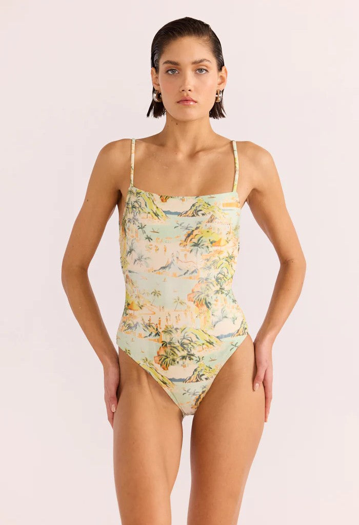 Minkpink Vacanza Scoop Back One Piece