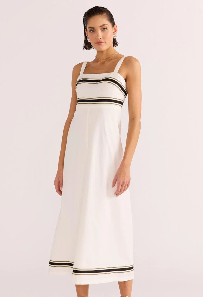 Minkpink Briar Trim Midi Dress