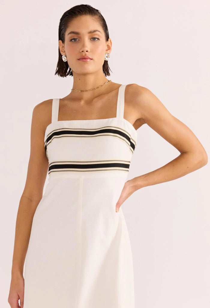 Minkpink Briar Trim Midi Dress