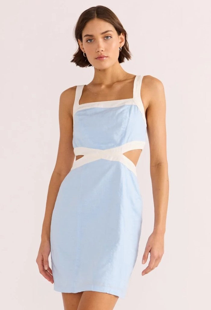 Minkpink Pandora Contrast Mini Dress