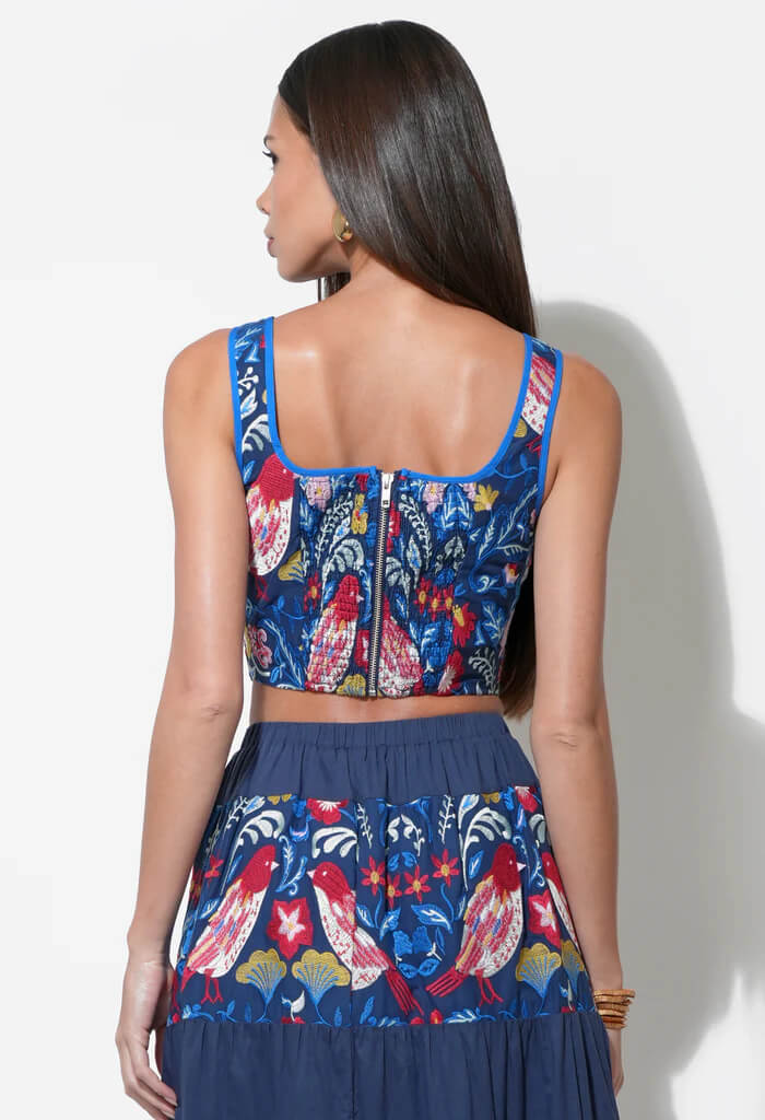 Adelyn Rae Beisha Embroidered Top